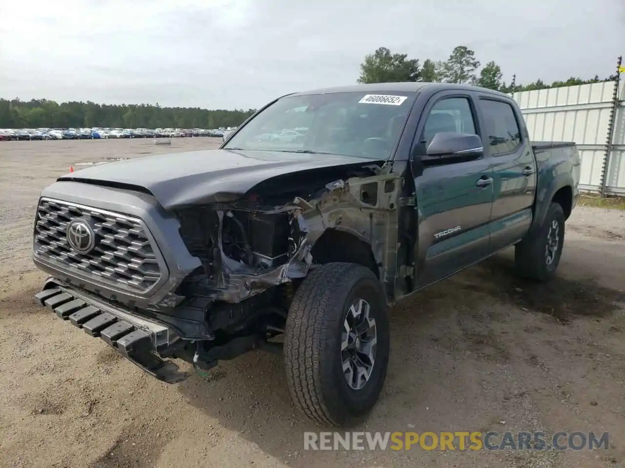 2 Photograph of a damaged car 3TMCZ5AN0LM341989 TOYOTA TACOMA 2020