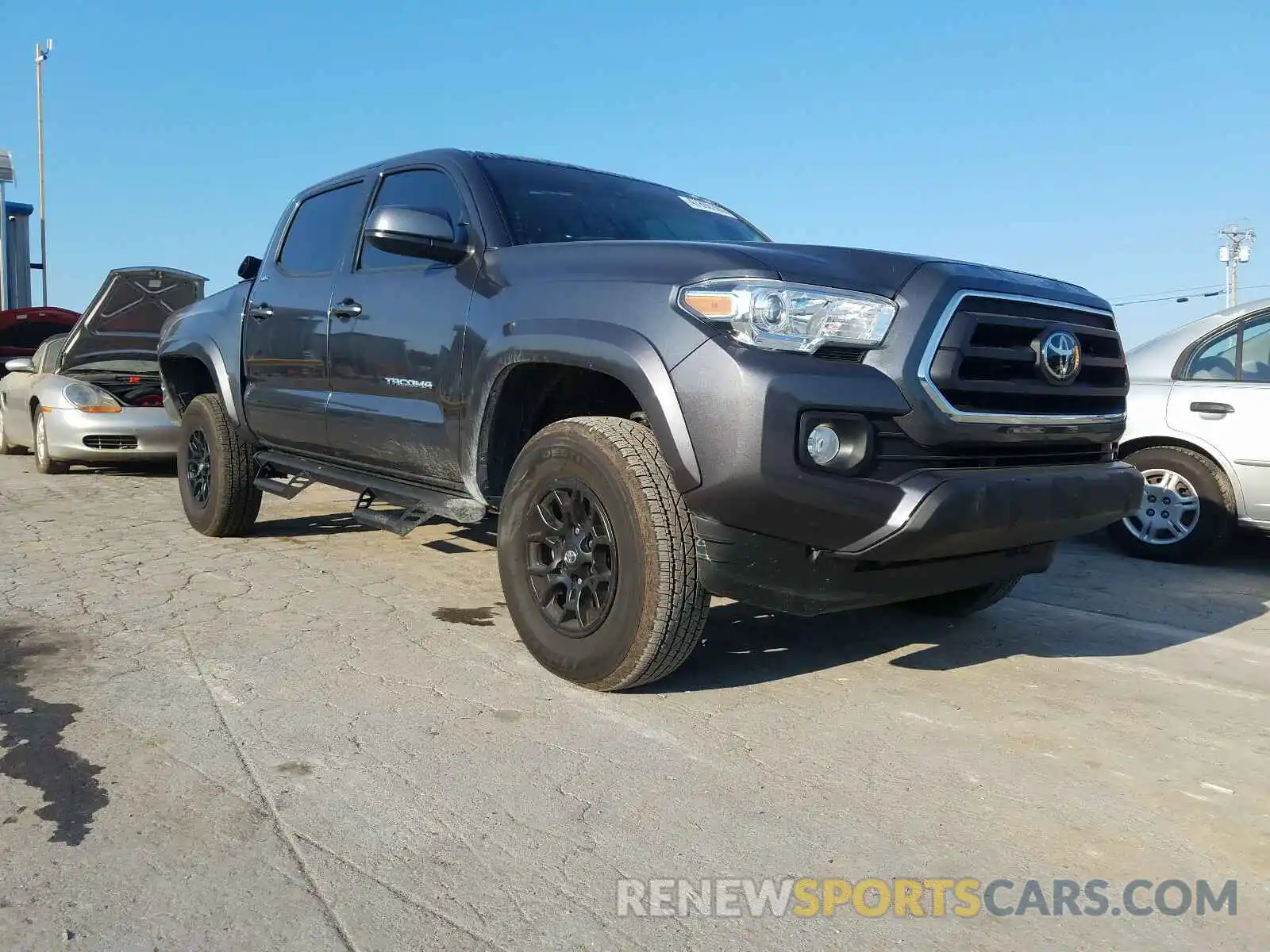 1 Photograph of a damaged car 3TMCZ5AN0LM342866 TOYOTA TACOMA 2020