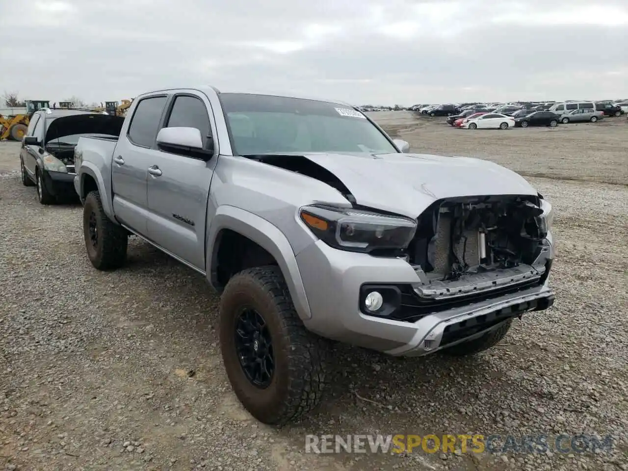 1 Photograph of a damaged car 3TMCZ5AN0LM344620 TOYOTA TACOMA 2020