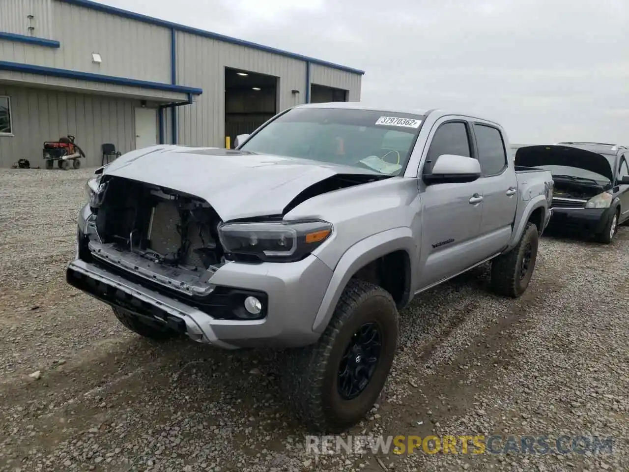 2 Photograph of a damaged car 3TMCZ5AN0LM344620 TOYOTA TACOMA 2020