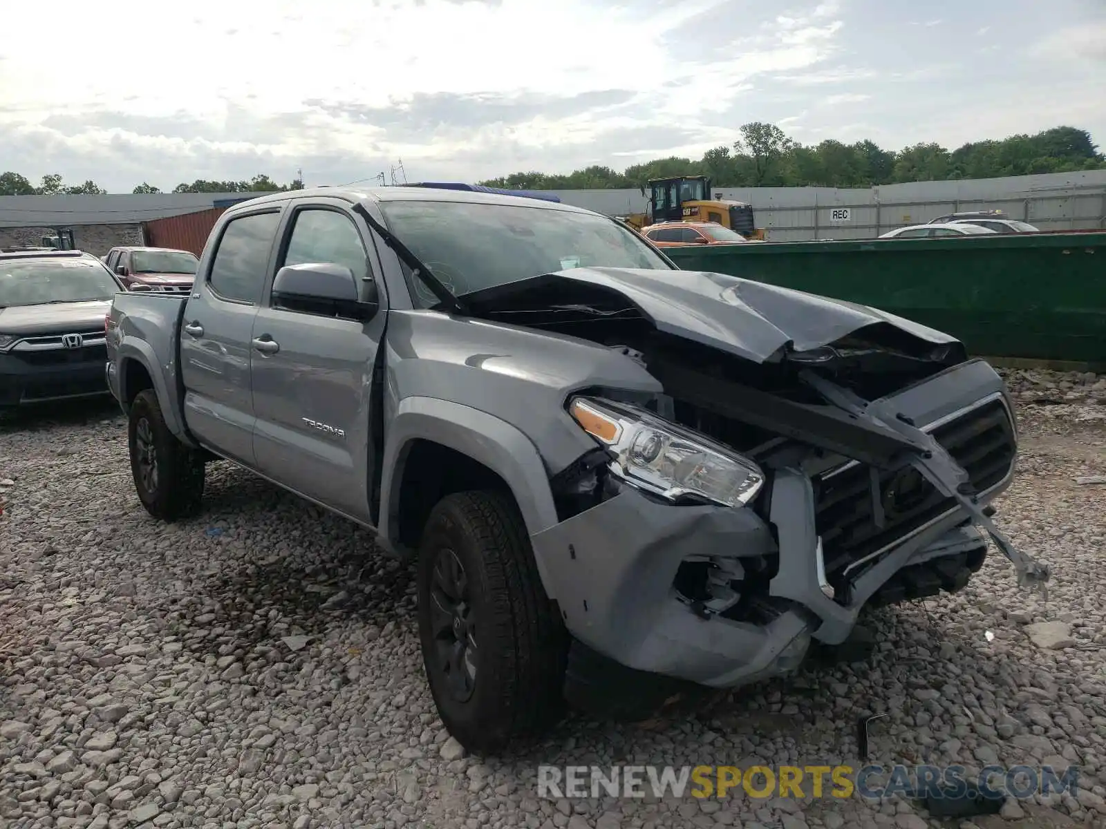 1 Photograph of a damaged car 3TMCZ5AN0LM355357 TOYOTA TACOMA 2020