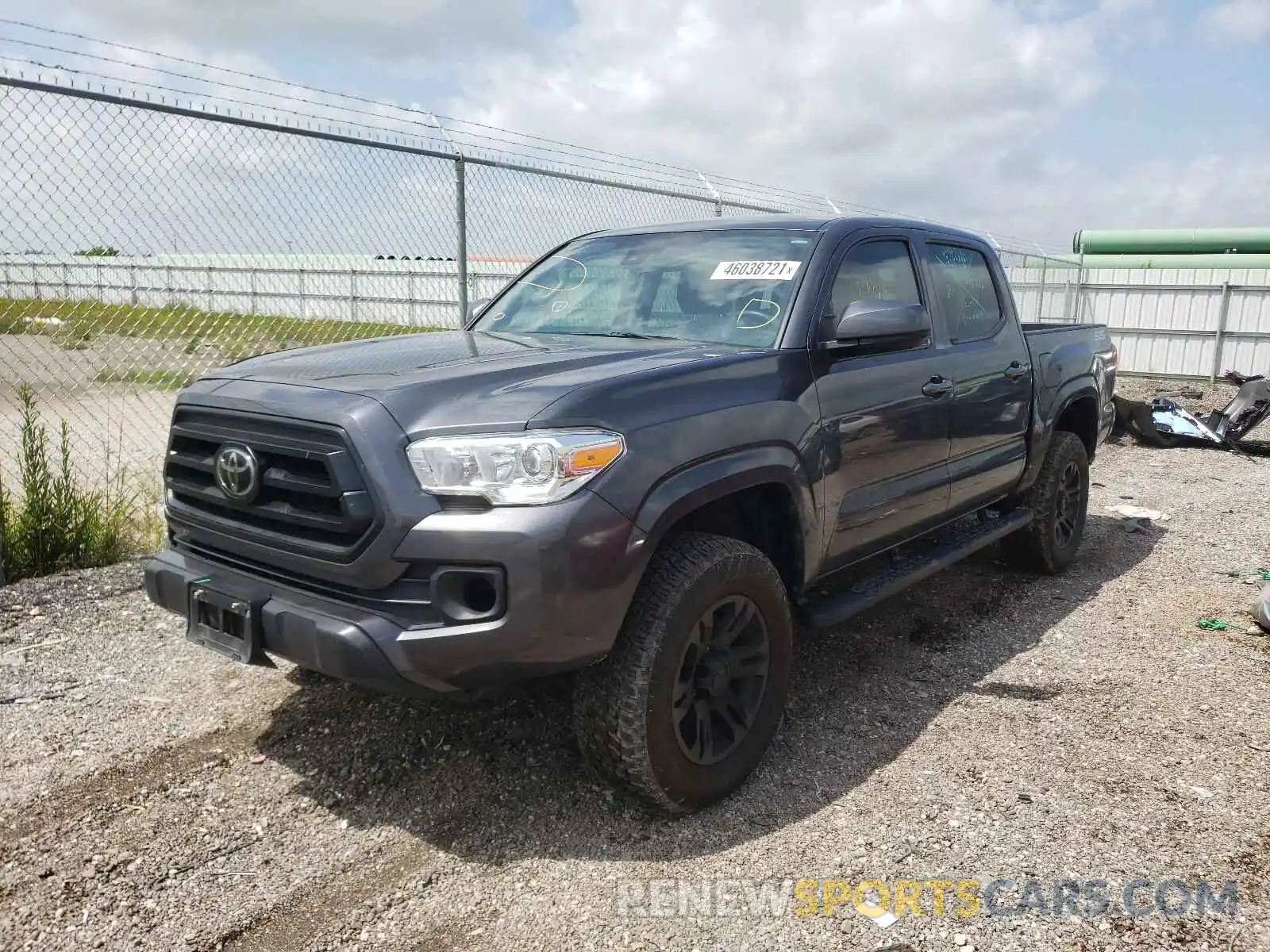 2 Photograph of a damaged car 3TMCZ5AN0LM356363 TOYOTA TACOMA 2020