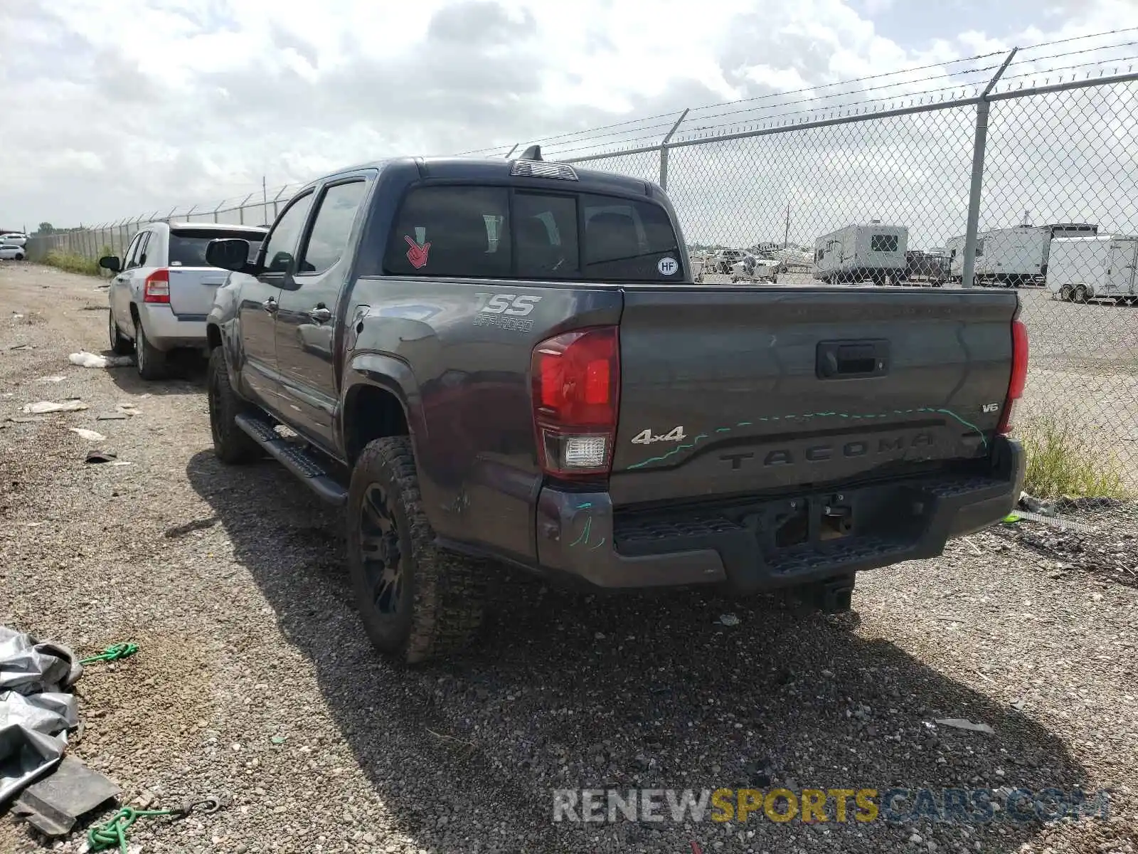 3 Photograph of a damaged car 3TMCZ5AN0LM356363 TOYOTA TACOMA 2020