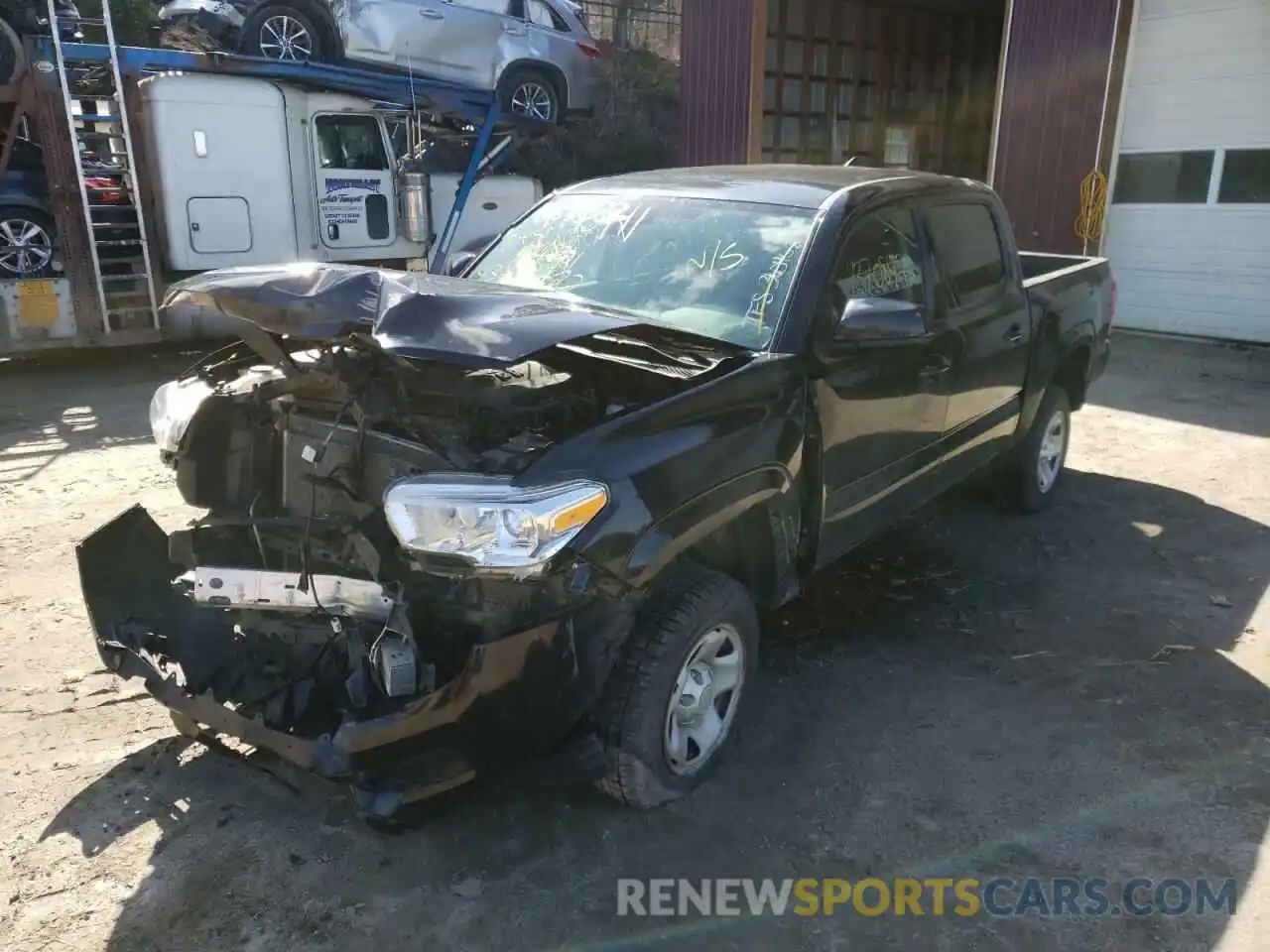 2 Photograph of a damaged car 3TMCZ5AN0LM360462 TOYOTA TACOMA 2020