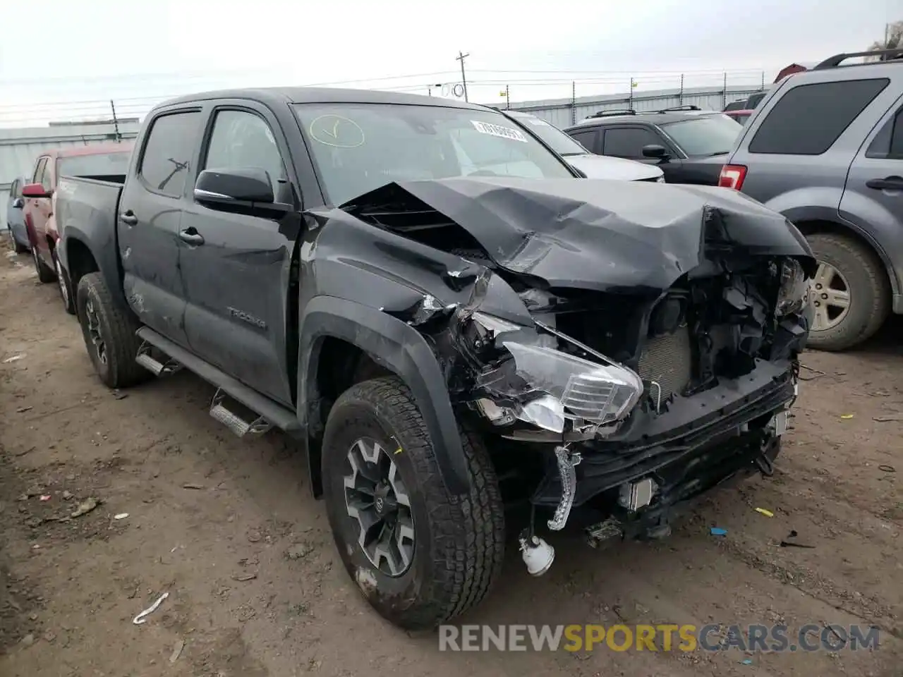 1 Photograph of a damaged car 3TMCZ5AN0LM364351 TOYOTA TACOMA 2020