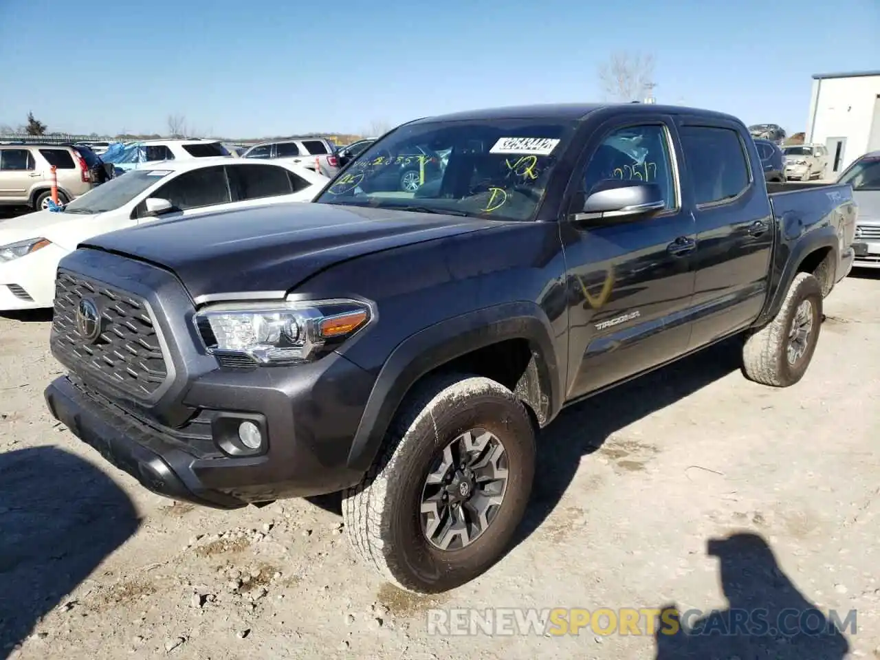 2 Photograph of a damaged car 3TMCZ5AN1LM288574 TOYOTA TACOMA 2020