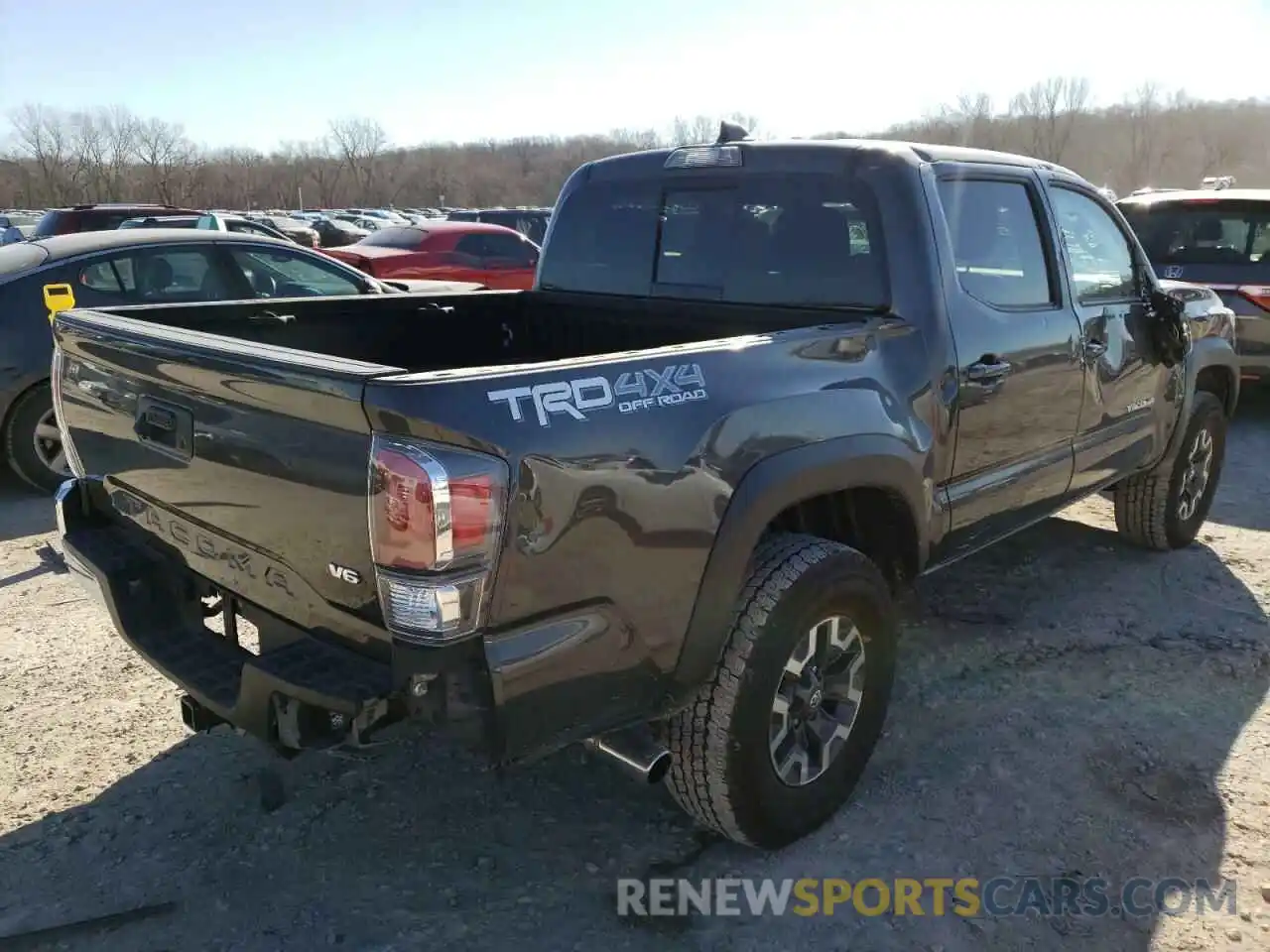 4 Photograph of a damaged car 3TMCZ5AN1LM288574 TOYOTA TACOMA 2020