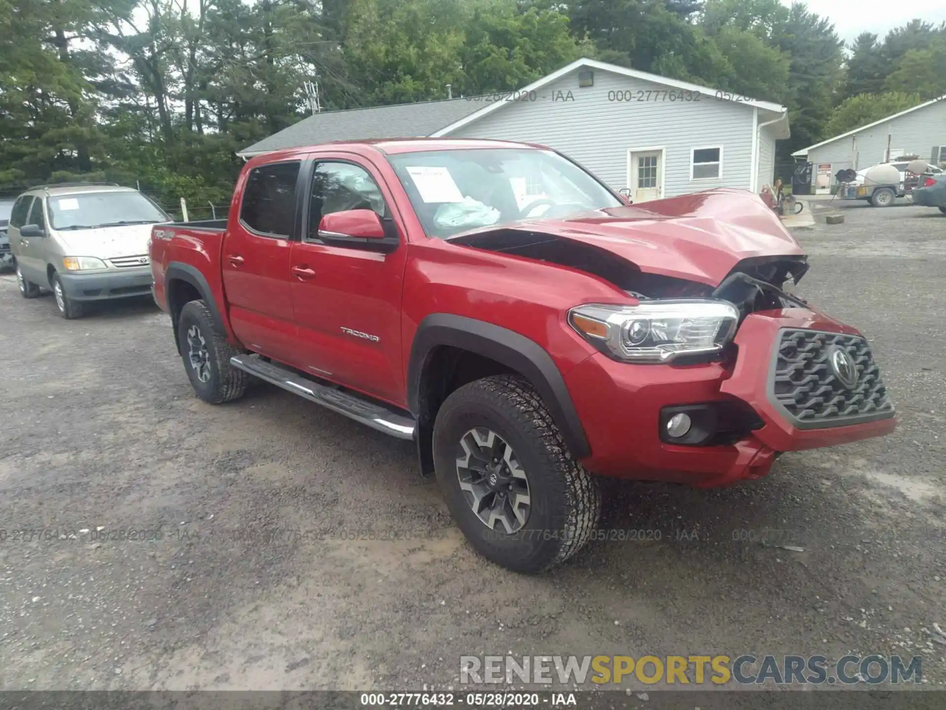 1 Photograph of a damaged car 3TMCZ5AN1LM289899 TOYOTA TACOMA 2020