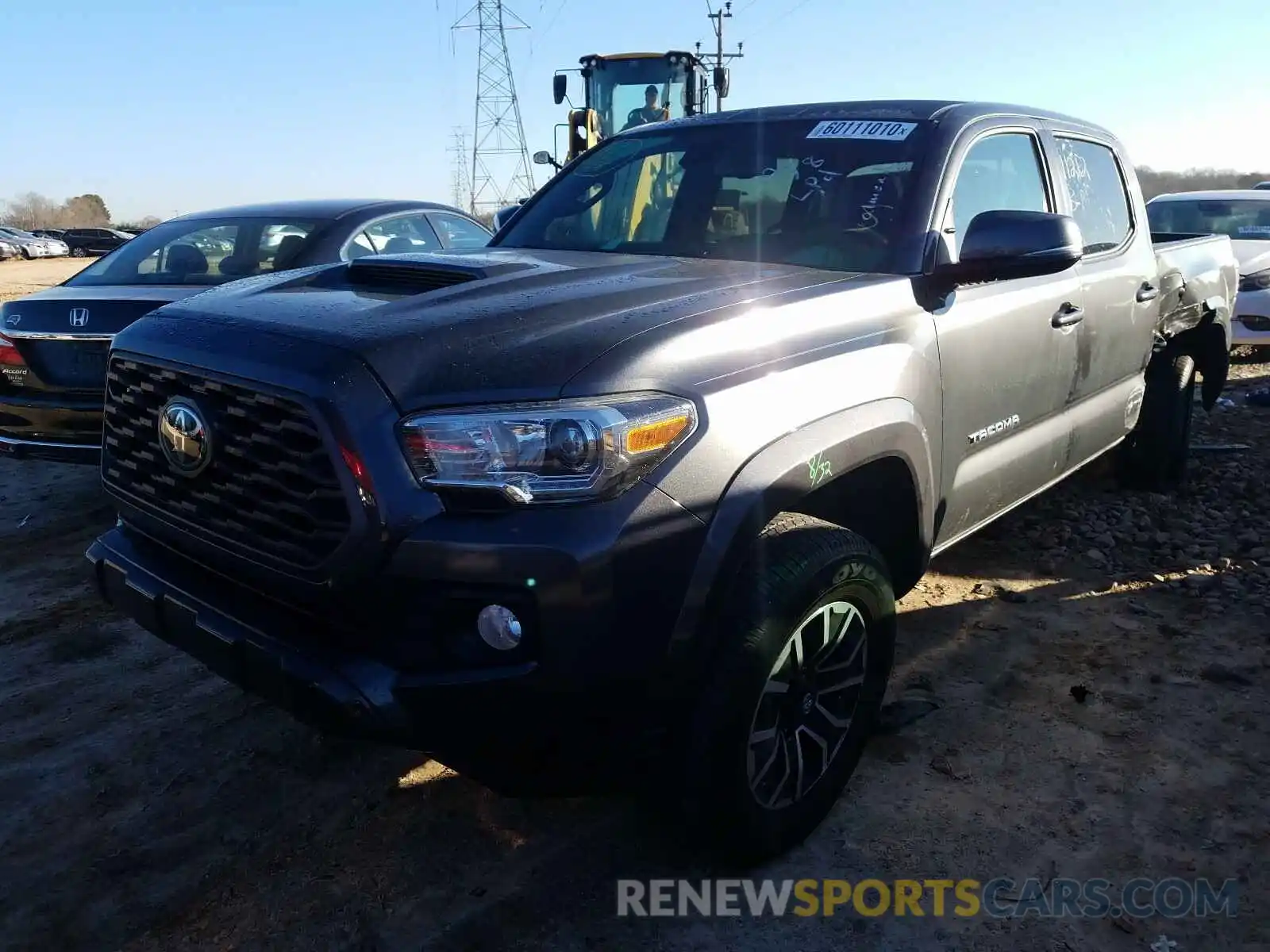 2 Photograph of a damaged car 3TMCZ5AN1LM296724 TOYOTA TACOMA 2020