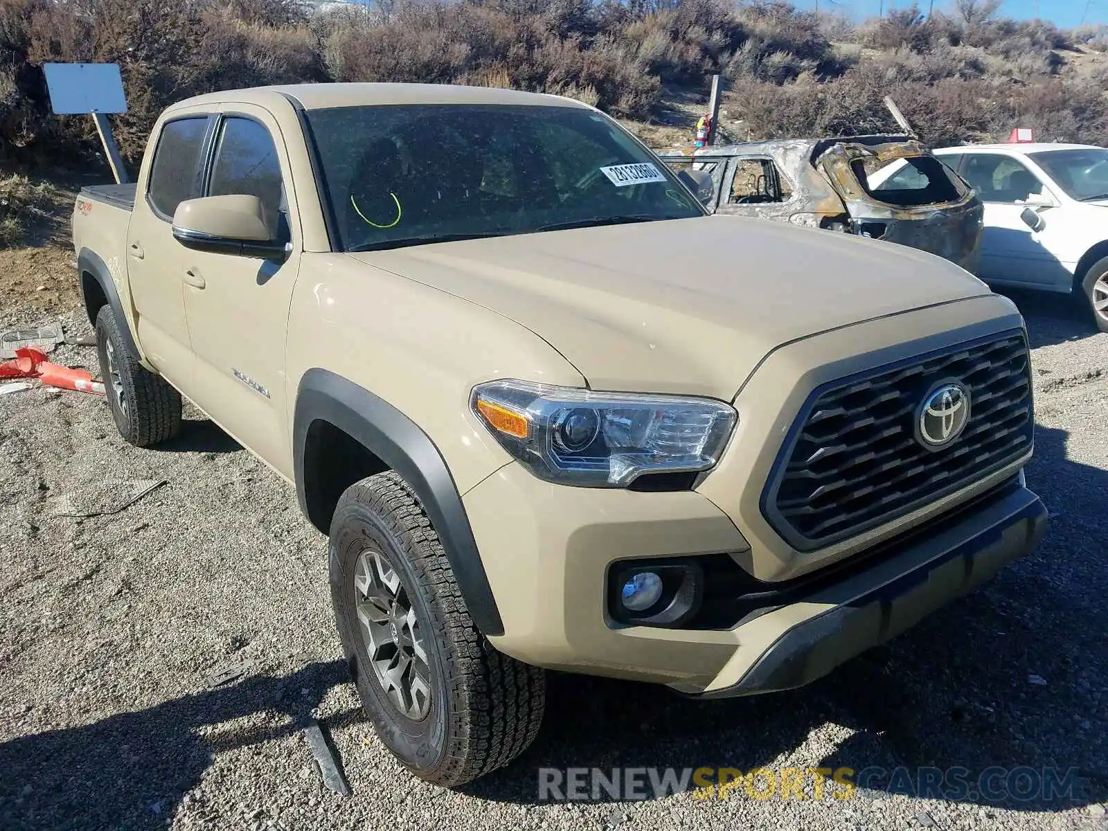 1 Photograph of a damaged car 3TMCZ5AN1LM298103 TOYOTA TACOMA 2020