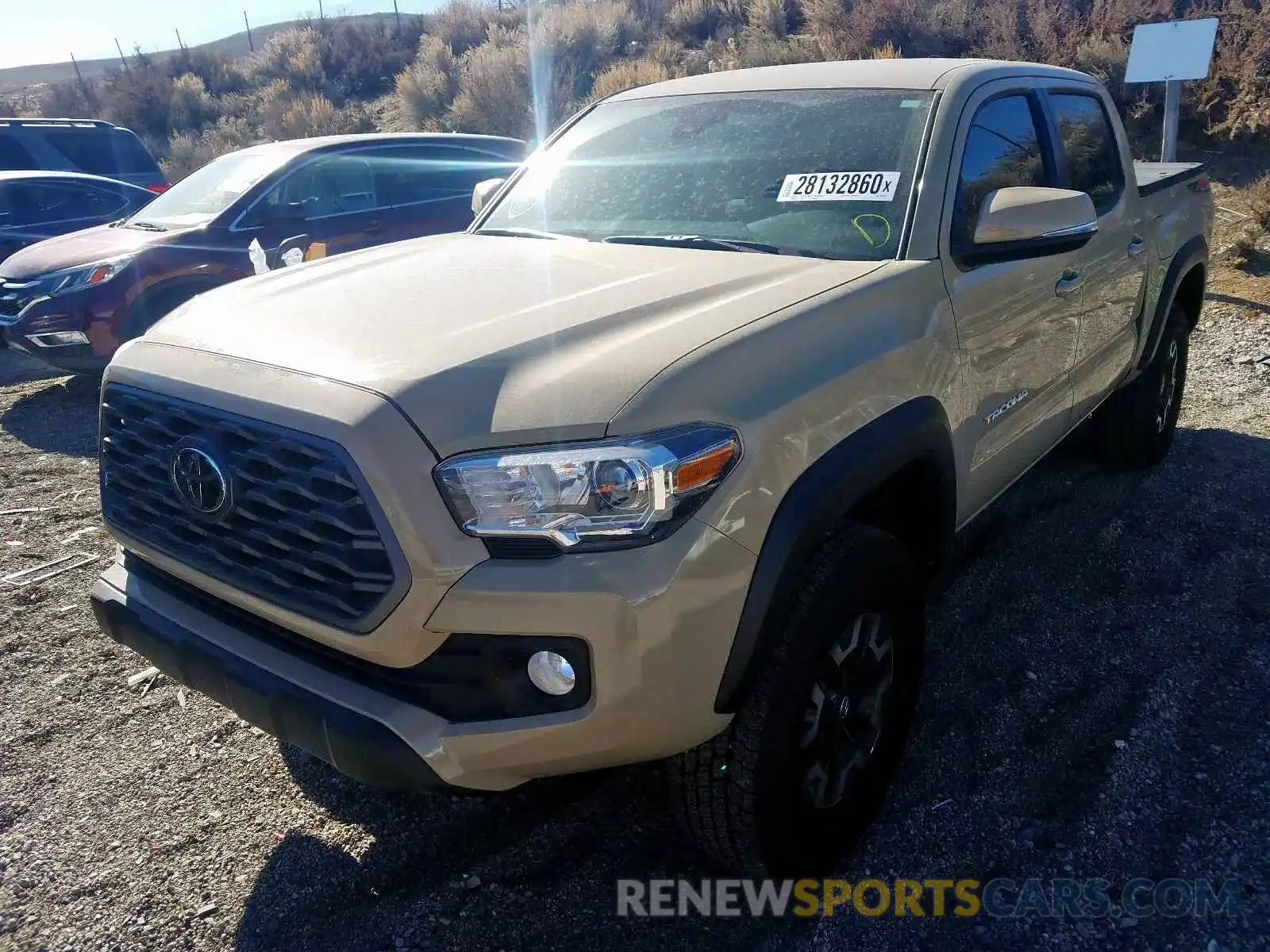 2 Photograph of a damaged car 3TMCZ5AN1LM298103 TOYOTA TACOMA 2020