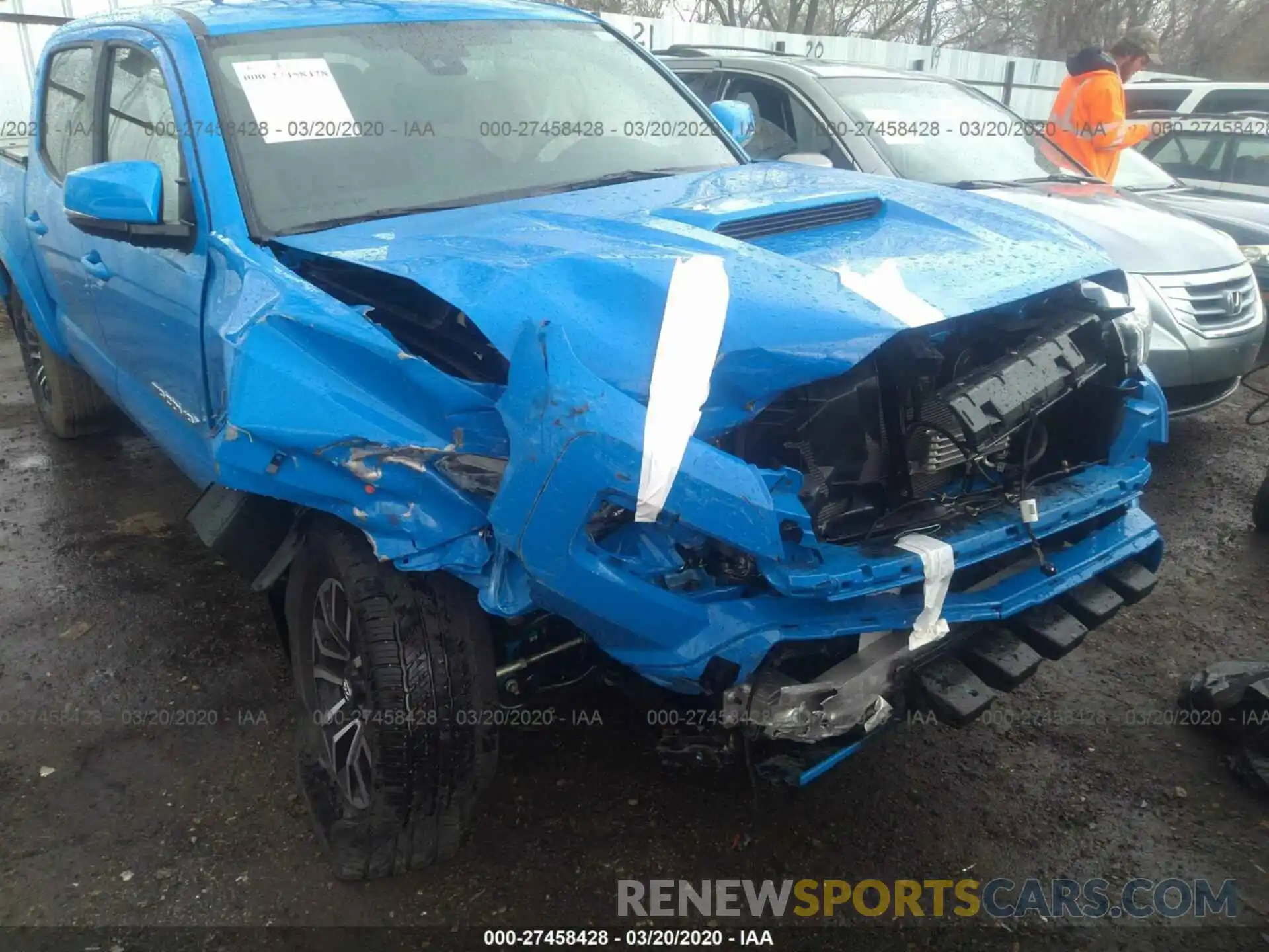 6 Photograph of a damaged car 3TMCZ5AN1LM303607 TOYOTA TACOMA 2020