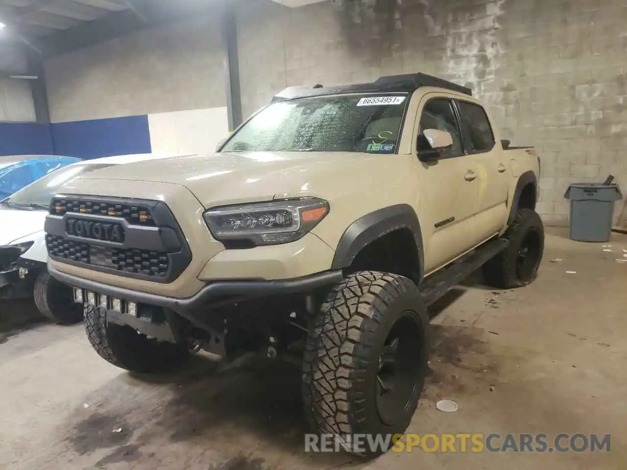 2 Photograph of a damaged car 3TMCZ5AN1LM304854 TOYOTA TACOMA 2020