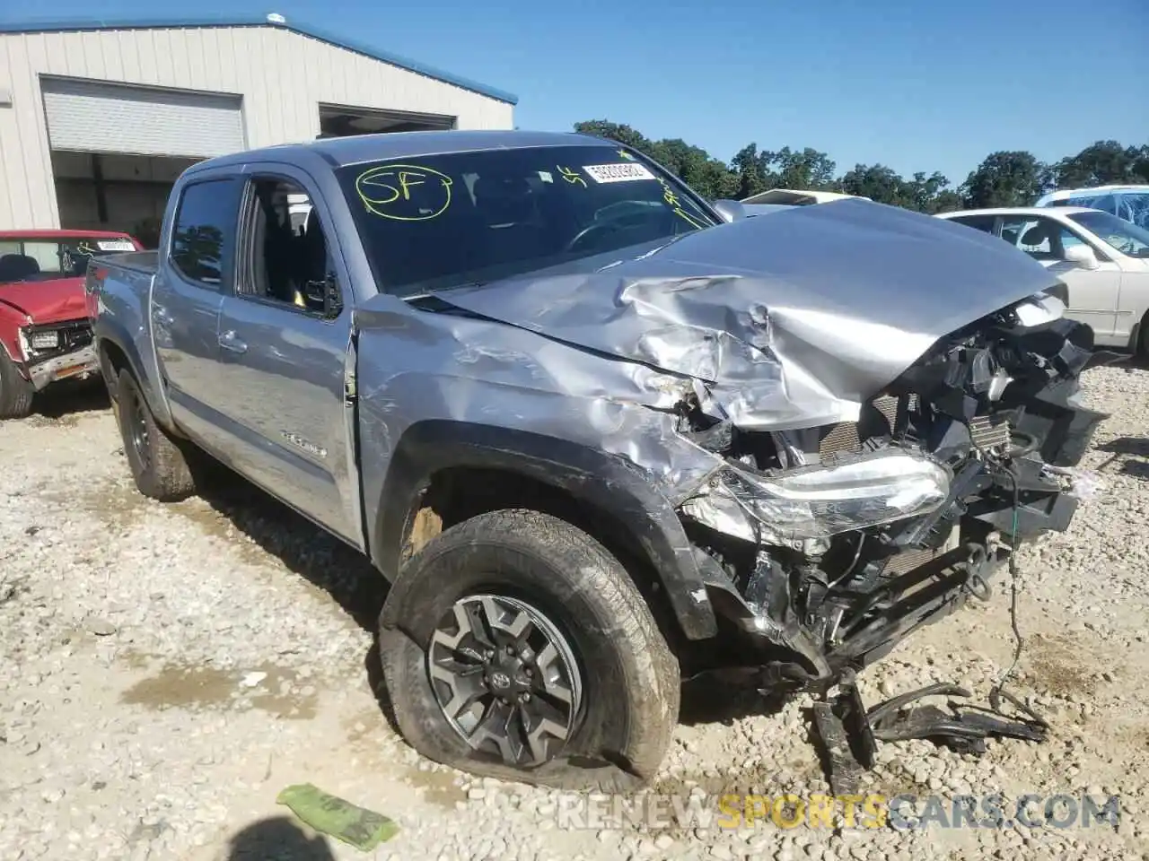 1 Photograph of a damaged car 3TMCZ5AN1LM306314 TOYOTA TACOMA 2020