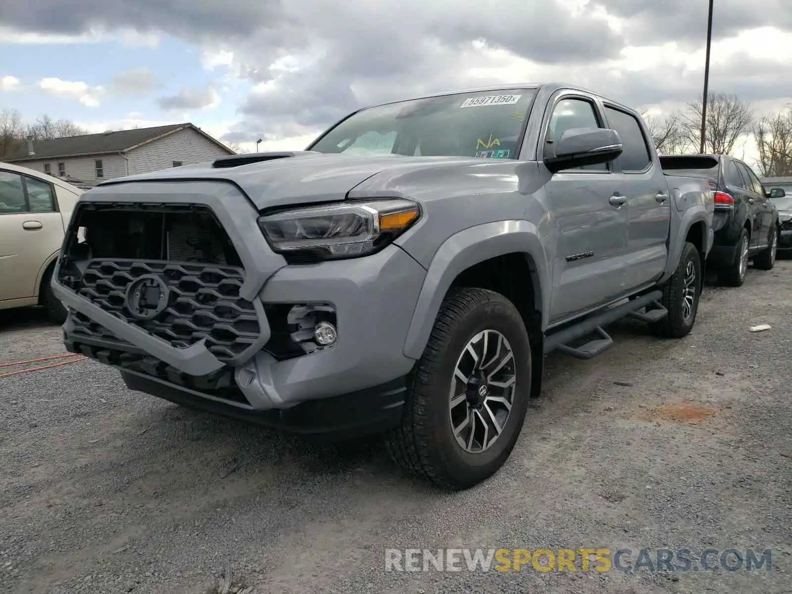 2 Photograph of a damaged car 3TMCZ5AN1LM307219 TOYOTA TACOMA 2020