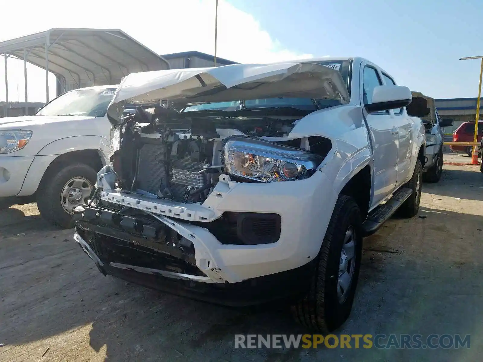 2 Photograph of a damaged car 3TMCZ5AN1LM308273 TOYOTA TACOMA 2020