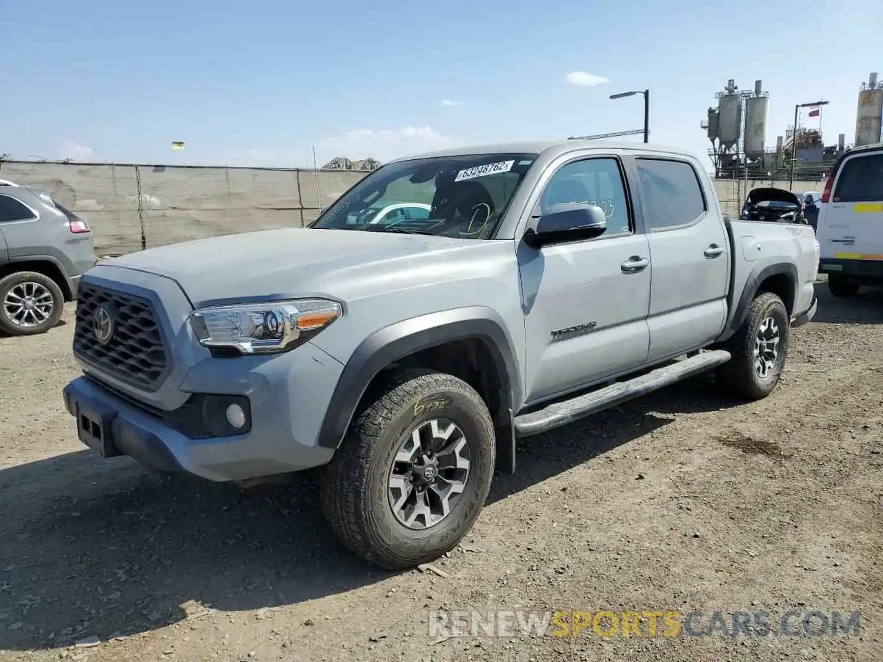 2 Photograph of a damaged car 3TMCZ5AN1LM315787 TOYOTA TACOMA 2020