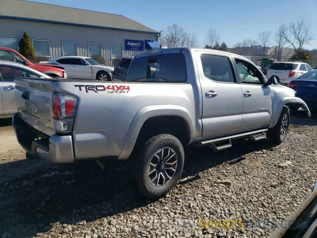 3 Photograph of a damaged car 3TMCZ5AN1LM316518 TOYOTA TACOMA 2020