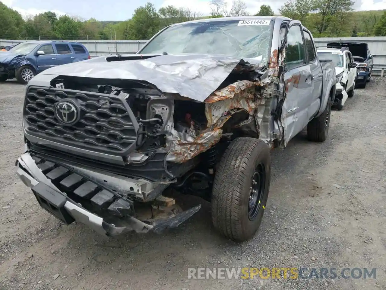 9 Photograph of a damaged car 3TMCZ5AN1LM317023 TOYOTA TACOMA 2020