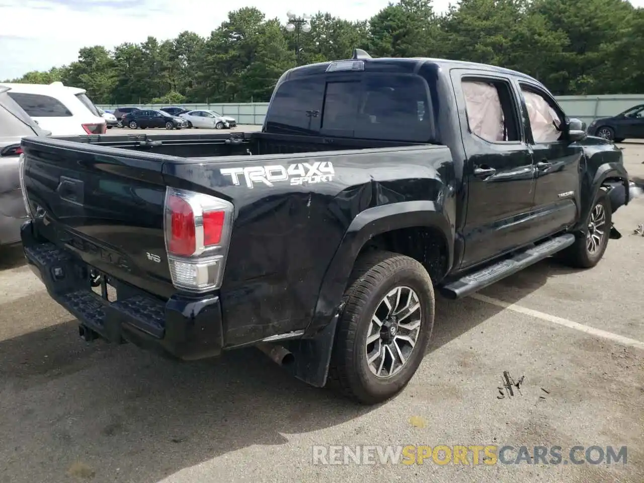 4 Photograph of a damaged car 3TMCZ5AN1LM318088 TOYOTA TACOMA 2020