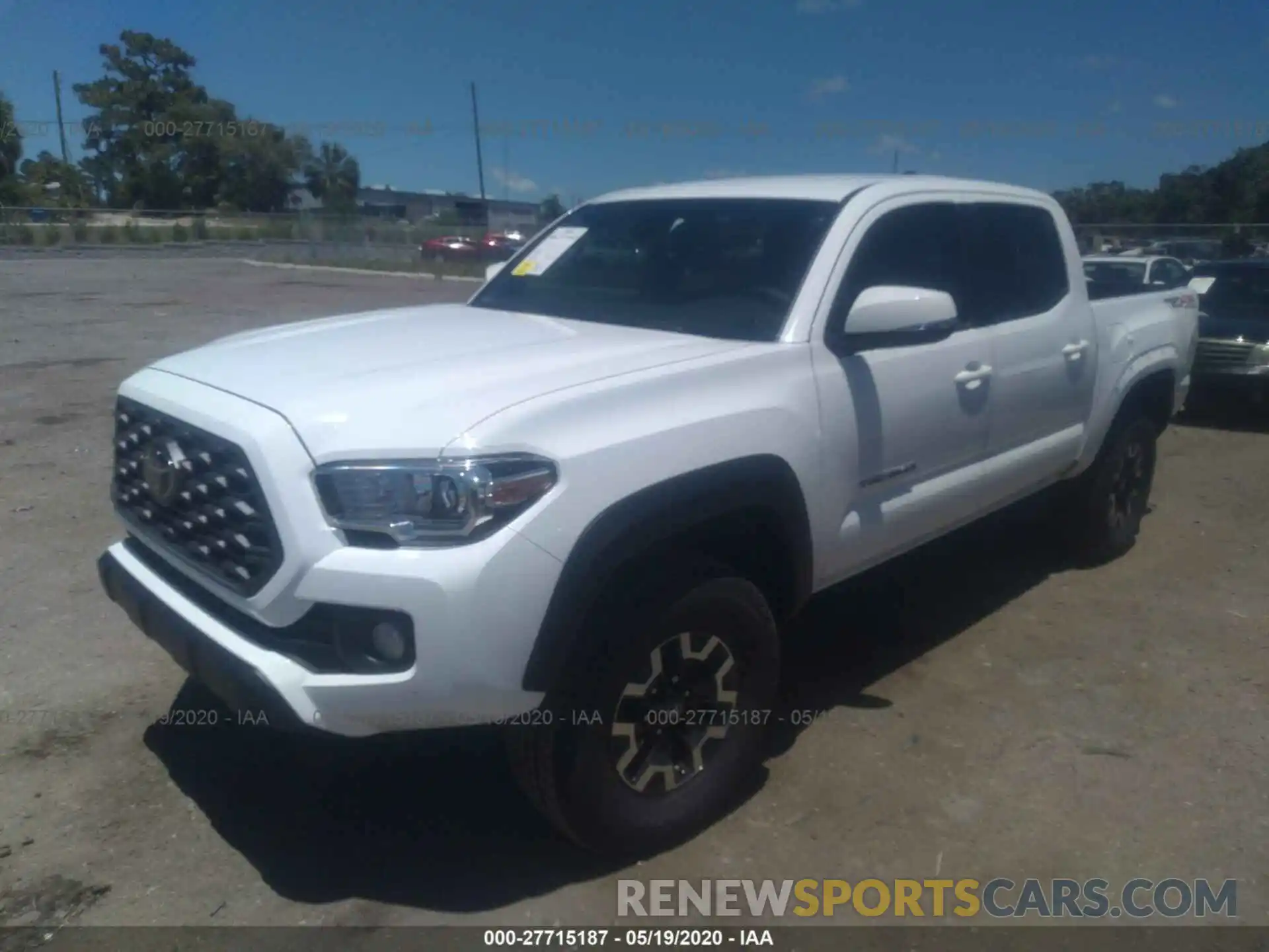 2 Photograph of a damaged car 3TMCZ5AN1LM322397 TOYOTA TACOMA 2020