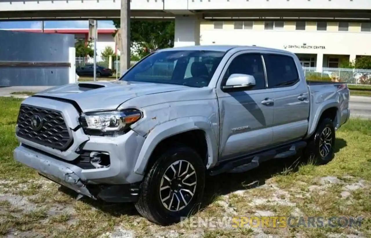 2 Photograph of a damaged car 3TMCZ5AN1LM329611 TOYOTA TACOMA 2020