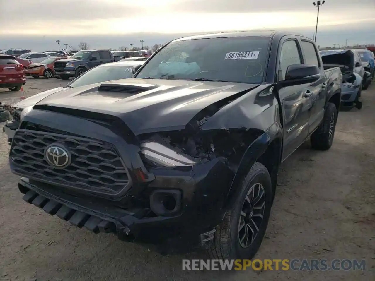 2 Photograph of a damaged car 3TMCZ5AN1LM329852 TOYOTA TACOMA 2020