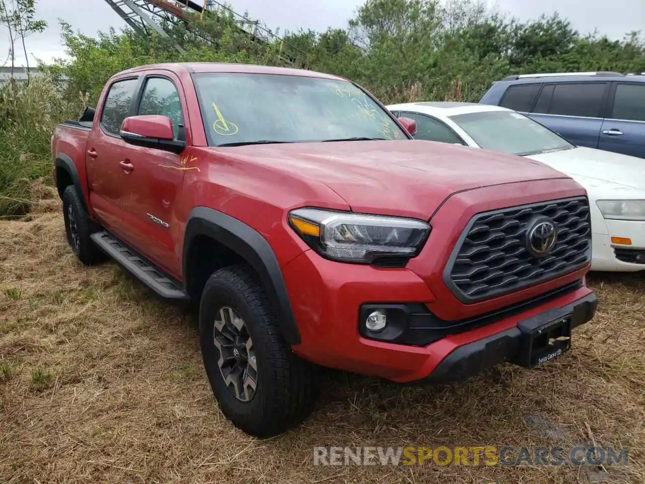 1 Photograph of a damaged car 3TMCZ5AN1LM334470 TOYOTA TACOMA 2020