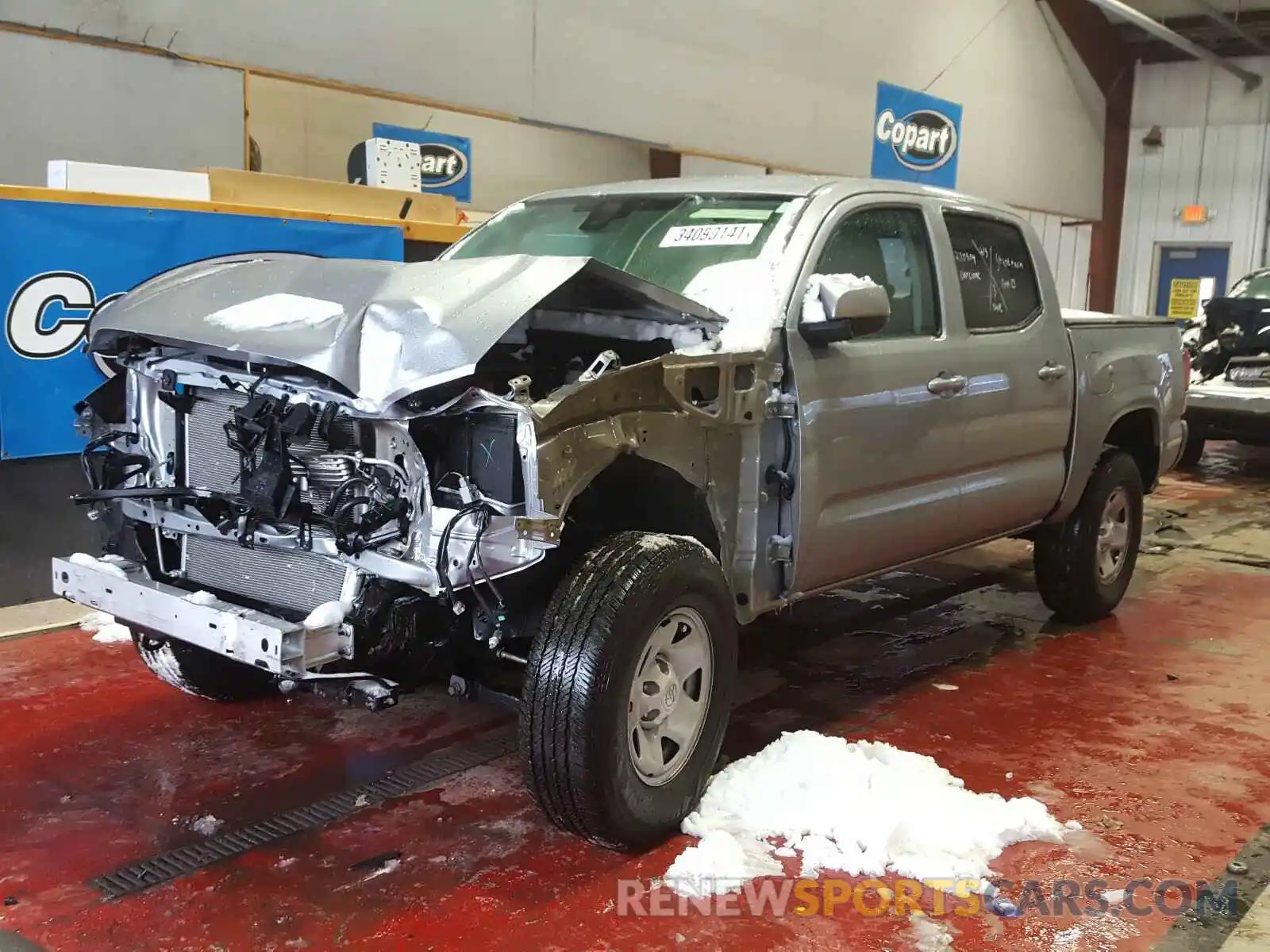 2 Photograph of a damaged car 3TMCZ5AN1LM338731 TOYOTA TACOMA 2020