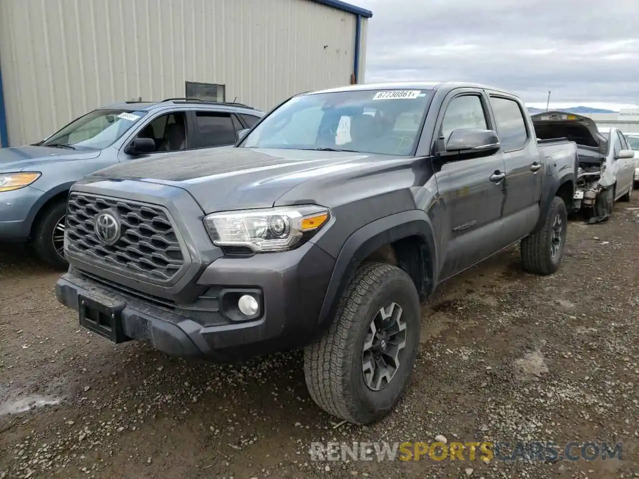 2 Photograph of a damaged car 3TMCZ5AN1LM338793 TOYOTA TACOMA 2020