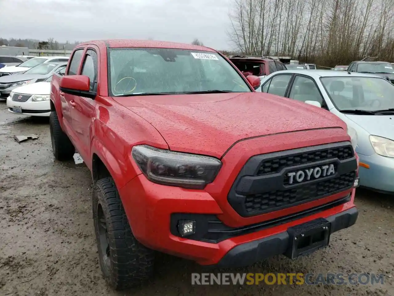 1 Photograph of a damaged car 3TMCZ5AN1LM340883 TOYOTA TACOMA 2020