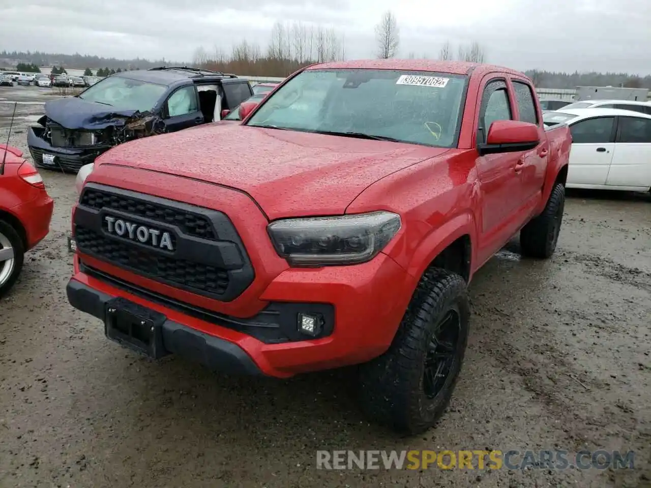 2 Photograph of a damaged car 3TMCZ5AN1LM340883 TOYOTA TACOMA 2020