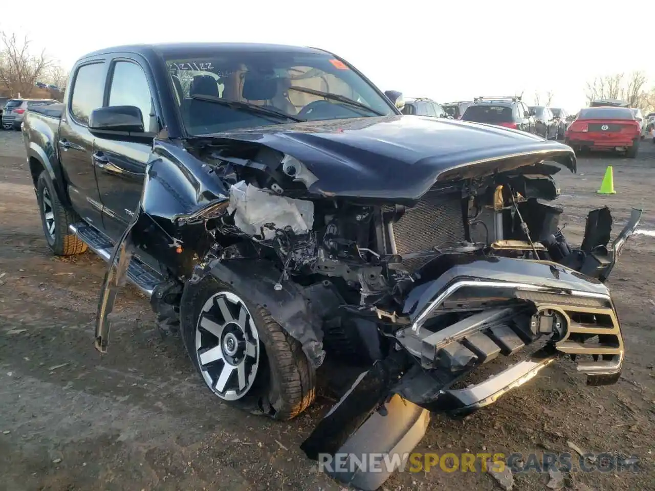 1 Photograph of a damaged car 3TMCZ5AN1LM345498 TOYOTA TACOMA 2020