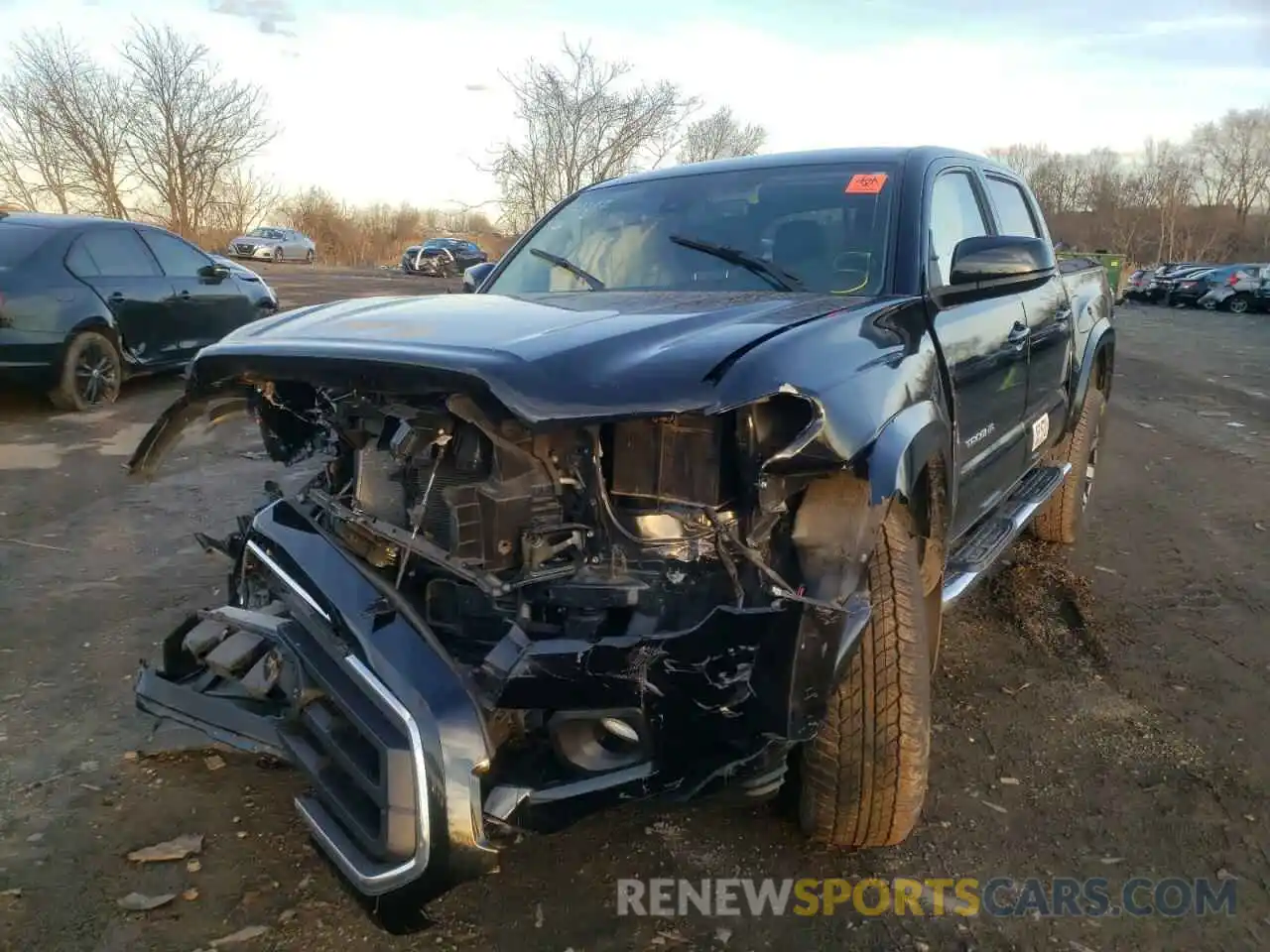 2 Photograph of a damaged car 3TMCZ5AN1LM345498 TOYOTA TACOMA 2020