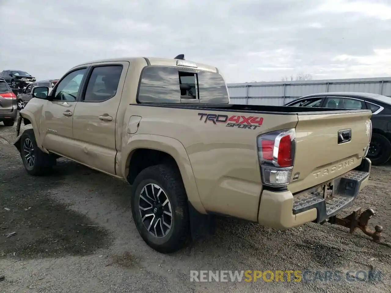 3 Photograph of a damaged car 3TMCZ5AN1LM348353 TOYOTA TACOMA 2020