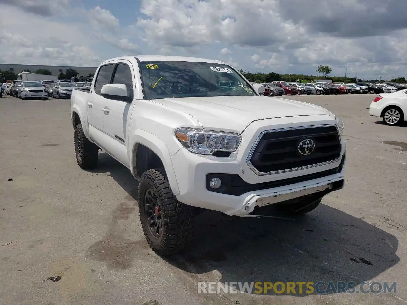 1 Photograph of a damaged car 3TMCZ5AN1LM351351 TOYOTA TACOMA 2020