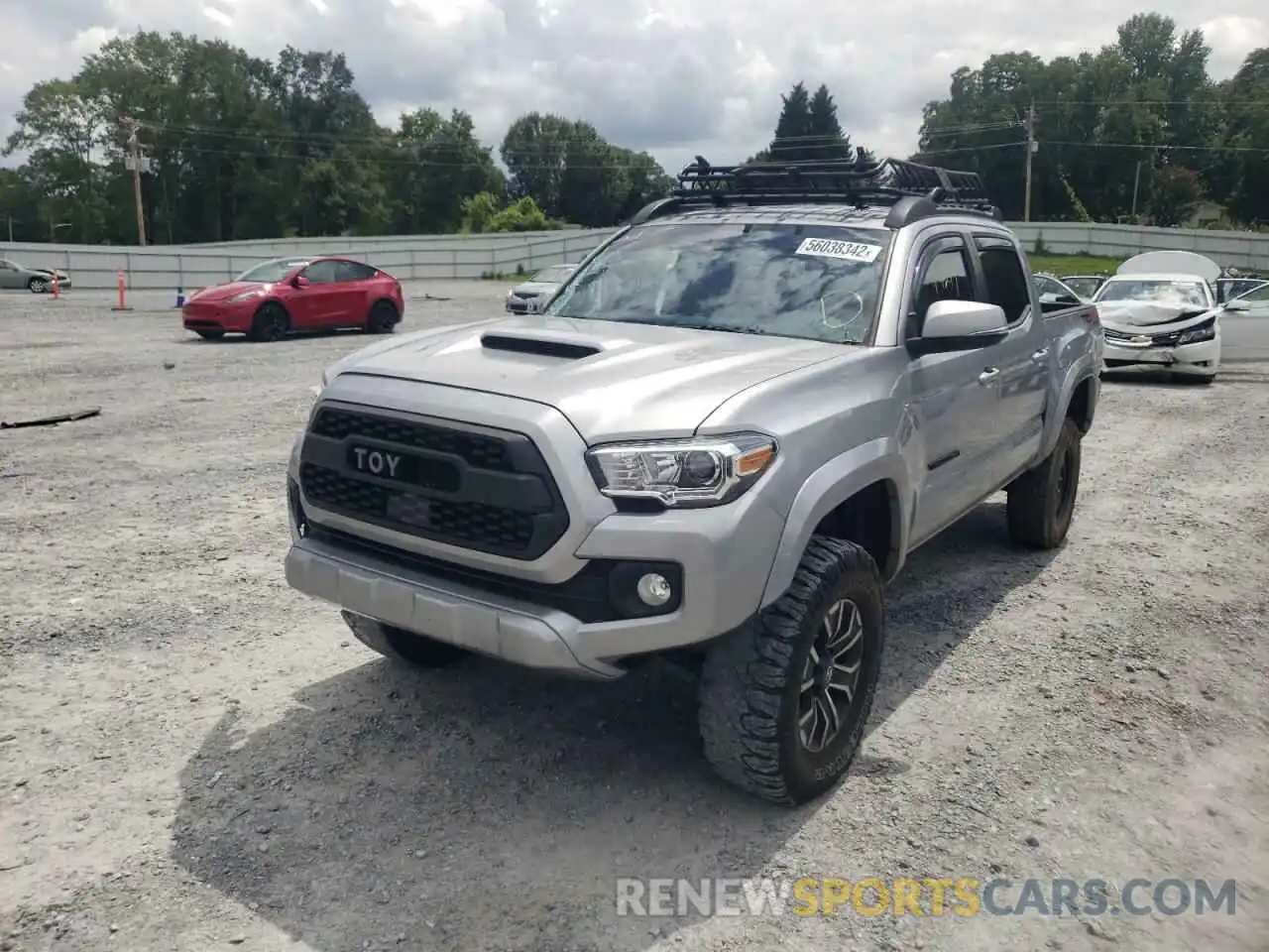 2 Photograph of a damaged car 3TMCZ5AN1LM352273 TOYOTA TACOMA 2020