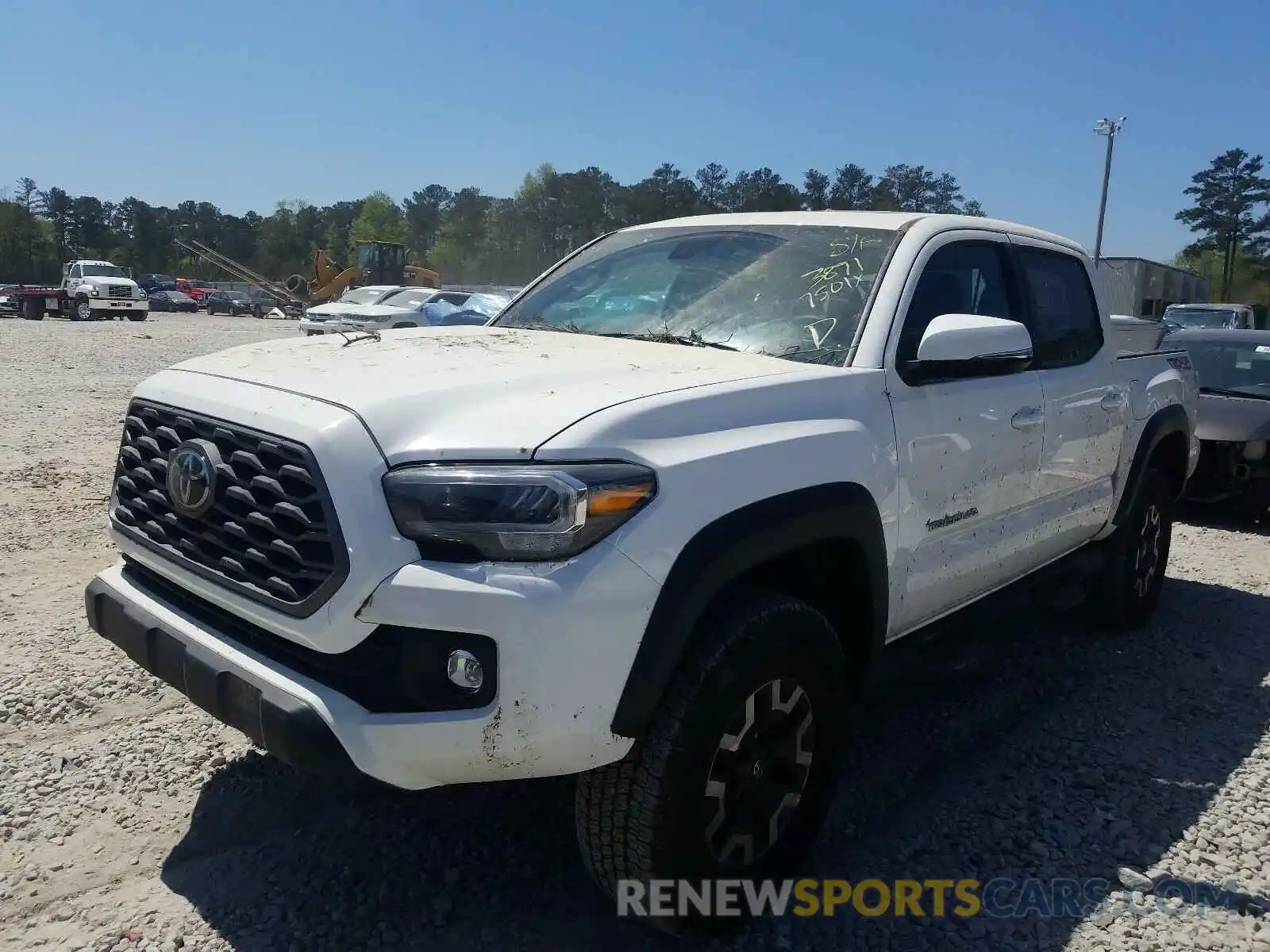 2 Photograph of a damaged car 3TMCZ5AN1LM361894 TOYOTA TACOMA 2020