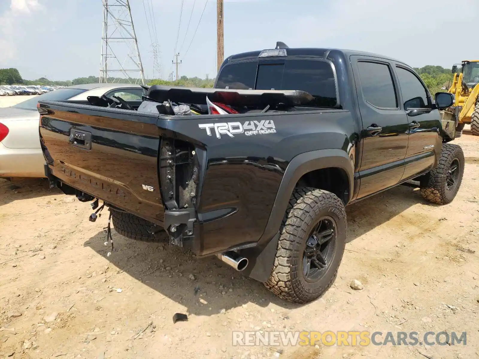 4 Photograph of a damaged car 3TMCZ5AN1LM363449 TOYOTA TACOMA 2020