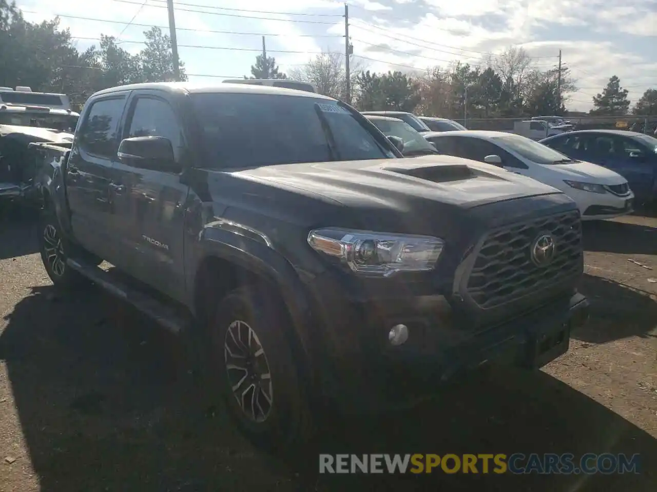 1 Photograph of a damaged car 3TMCZ5AN1LM364570 TOYOTA TACOMA 2020