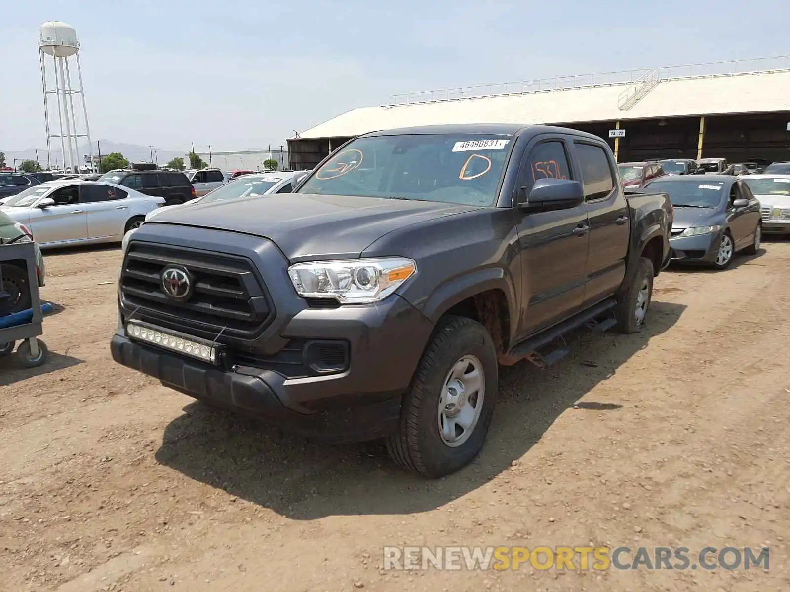 2 Photograph of a damaged car 3TMCZ5AN2LM289104 TOYOTA TACOMA 2020