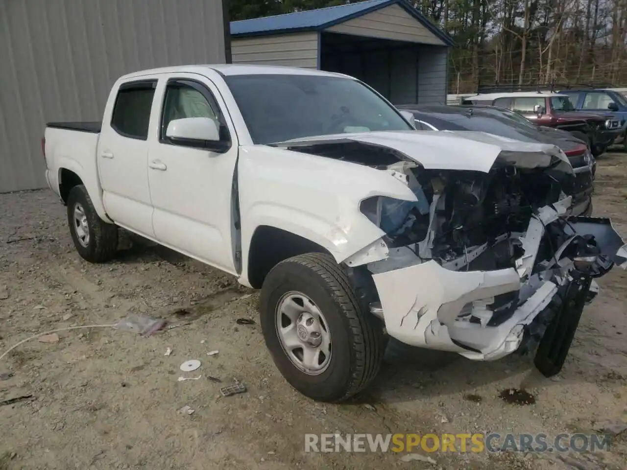 1 Photograph of a damaged car 3TMCZ5AN2LM293444 TOYOTA TACOMA 2020