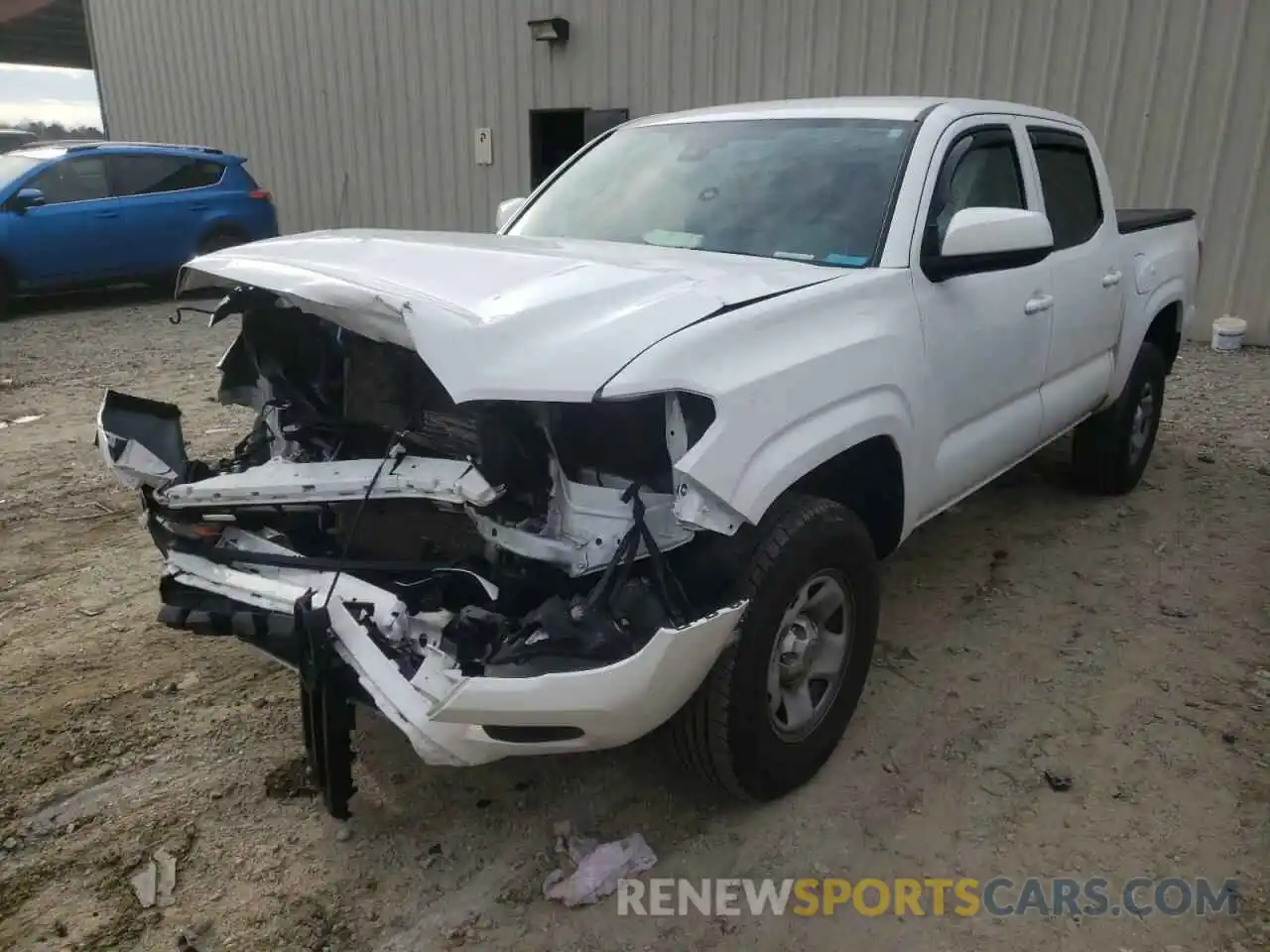 2 Photograph of a damaged car 3TMCZ5AN2LM293444 TOYOTA TACOMA 2020