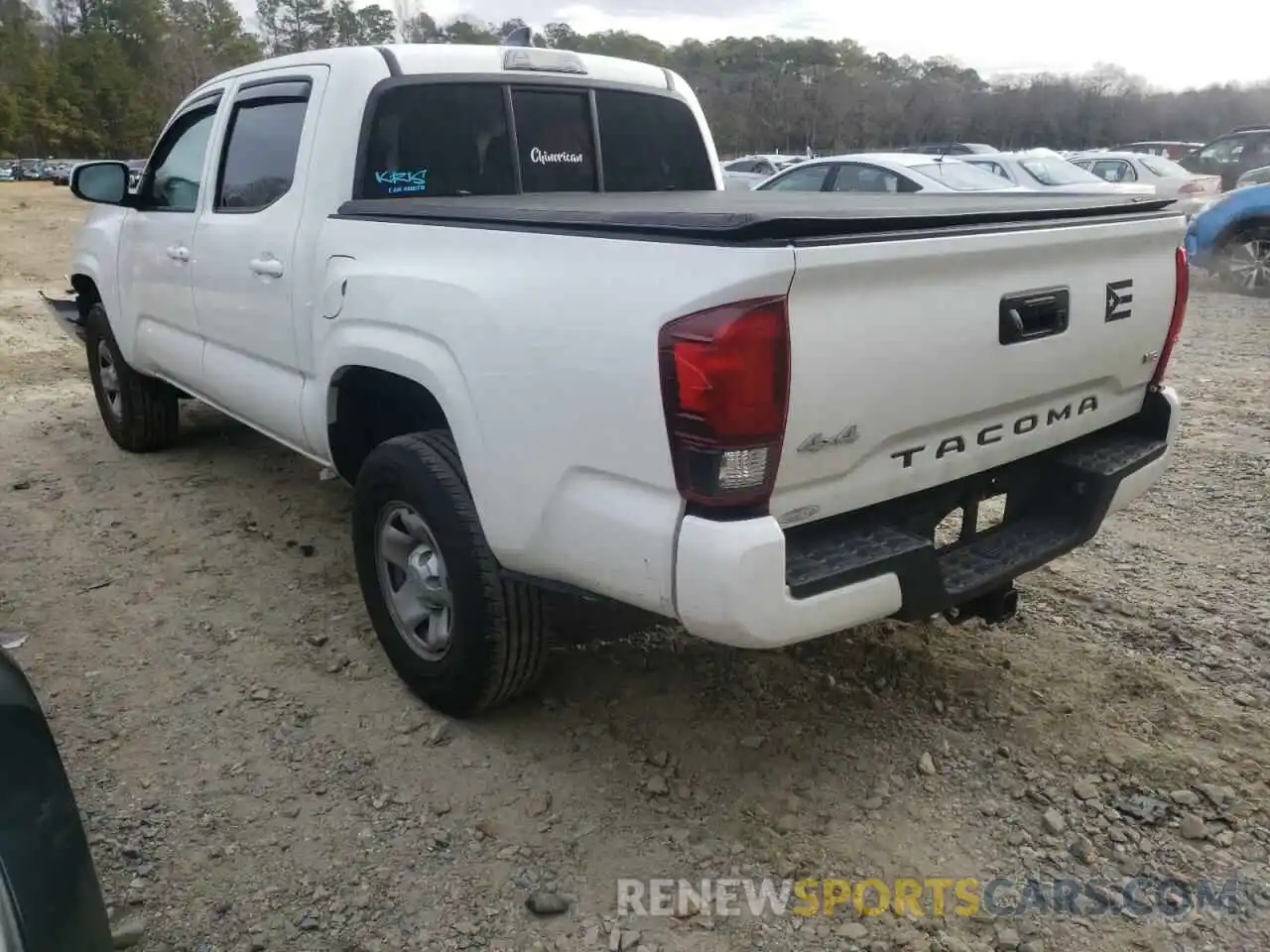 3 Photograph of a damaged car 3TMCZ5AN2LM293444 TOYOTA TACOMA 2020