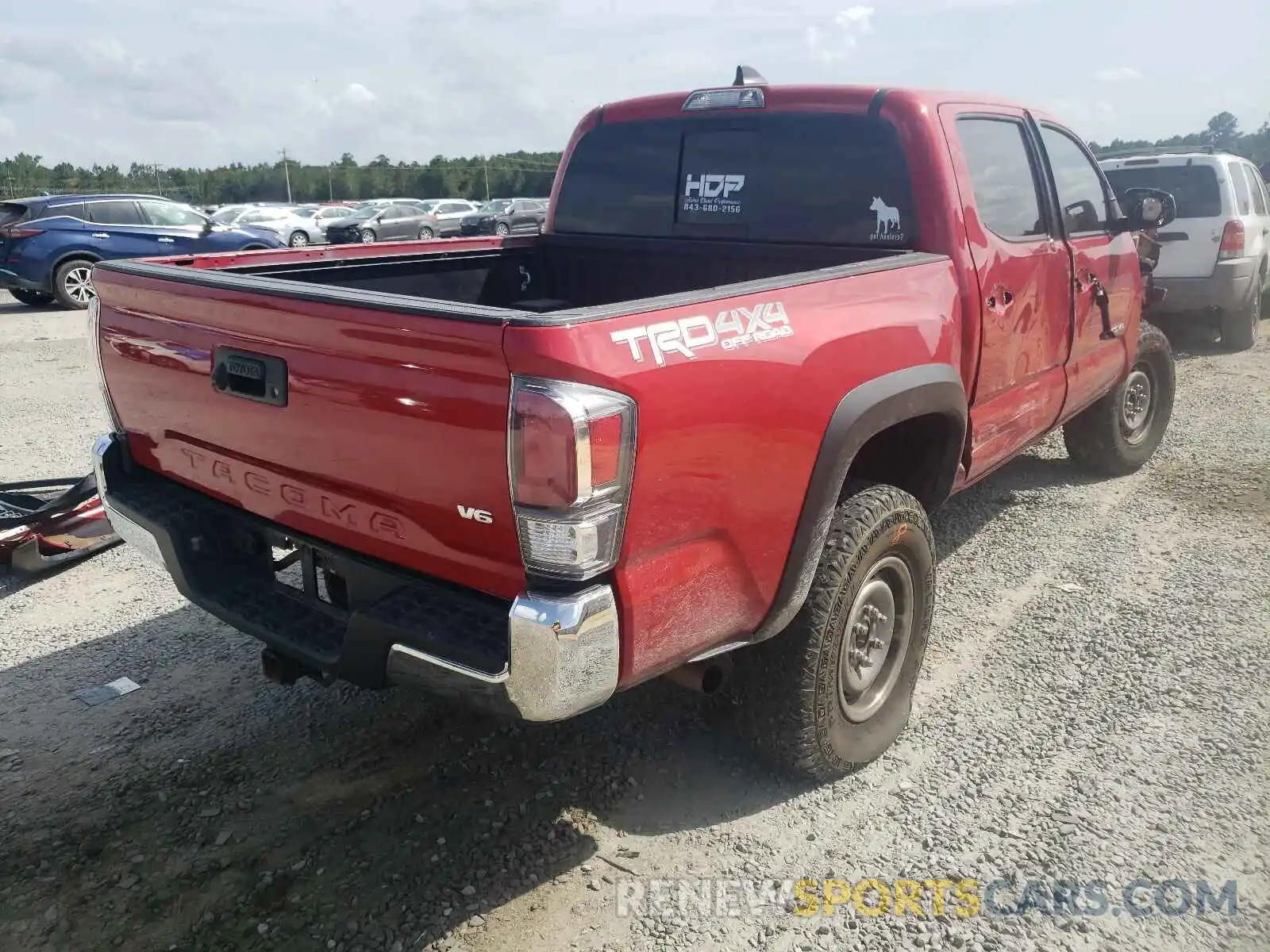 4 Photograph of a damaged car 3TMCZ5AN2LM293797 TOYOTA TACOMA 2020