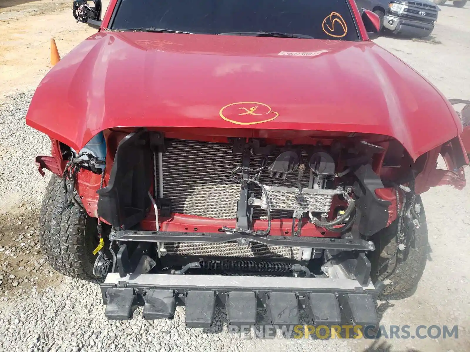 7 Photograph of a damaged car 3TMCZ5AN2LM293797 TOYOTA TACOMA 2020