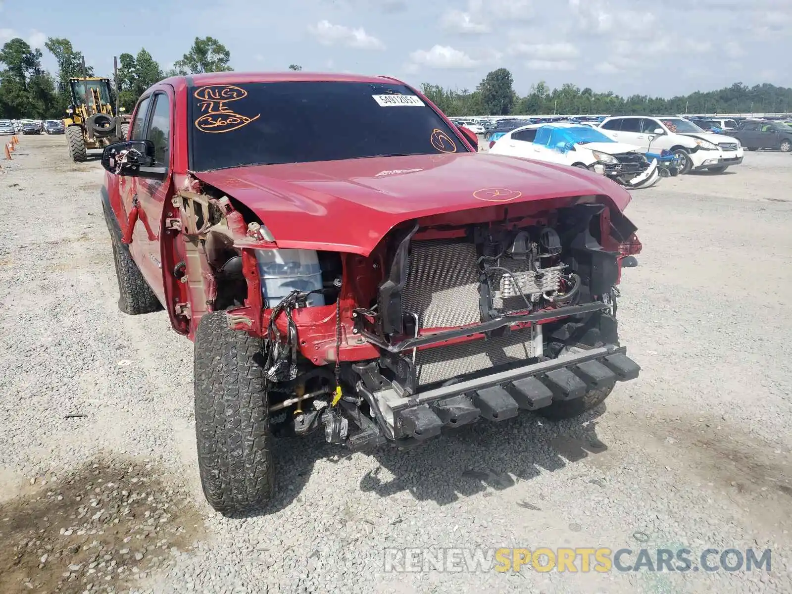 9 Photograph of a damaged car 3TMCZ5AN2LM293797 TOYOTA TACOMA 2020