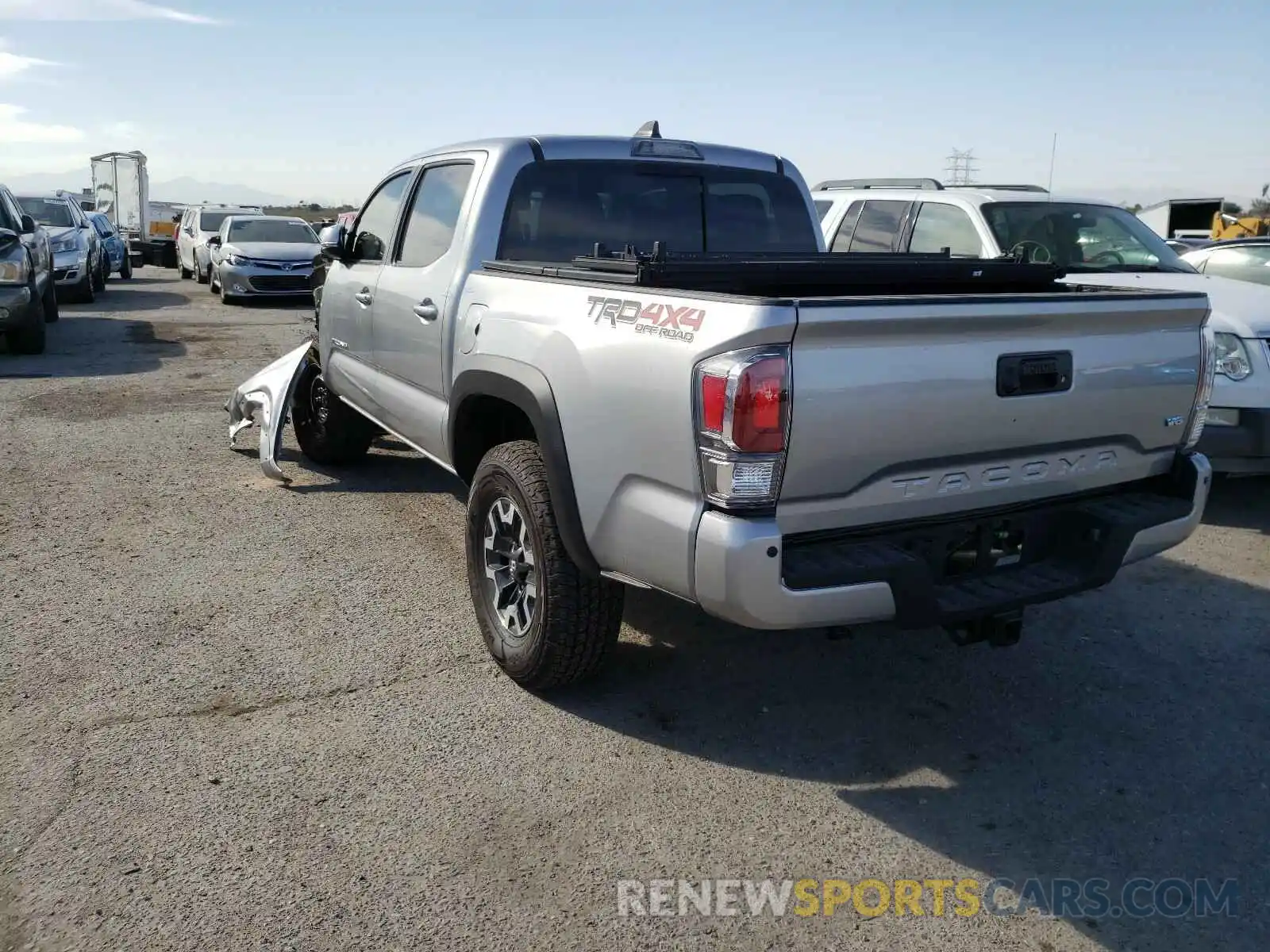 3 Photograph of a damaged car 3TMCZ5AN2LM294514 TOYOTA TACOMA 2020