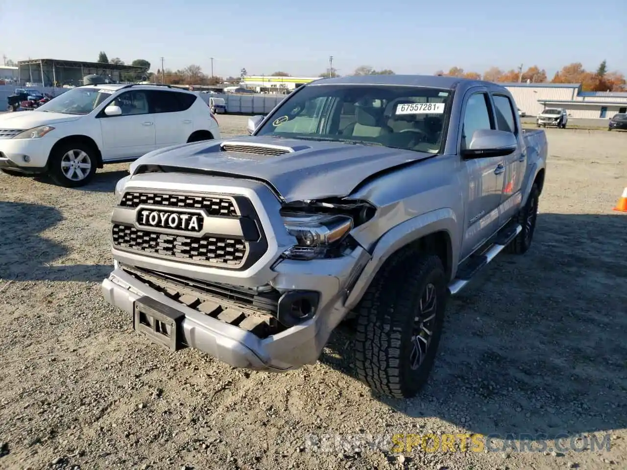 2 Photograph of a damaged car 3TMCZ5AN2LM300134 TOYOTA TACOMA 2020