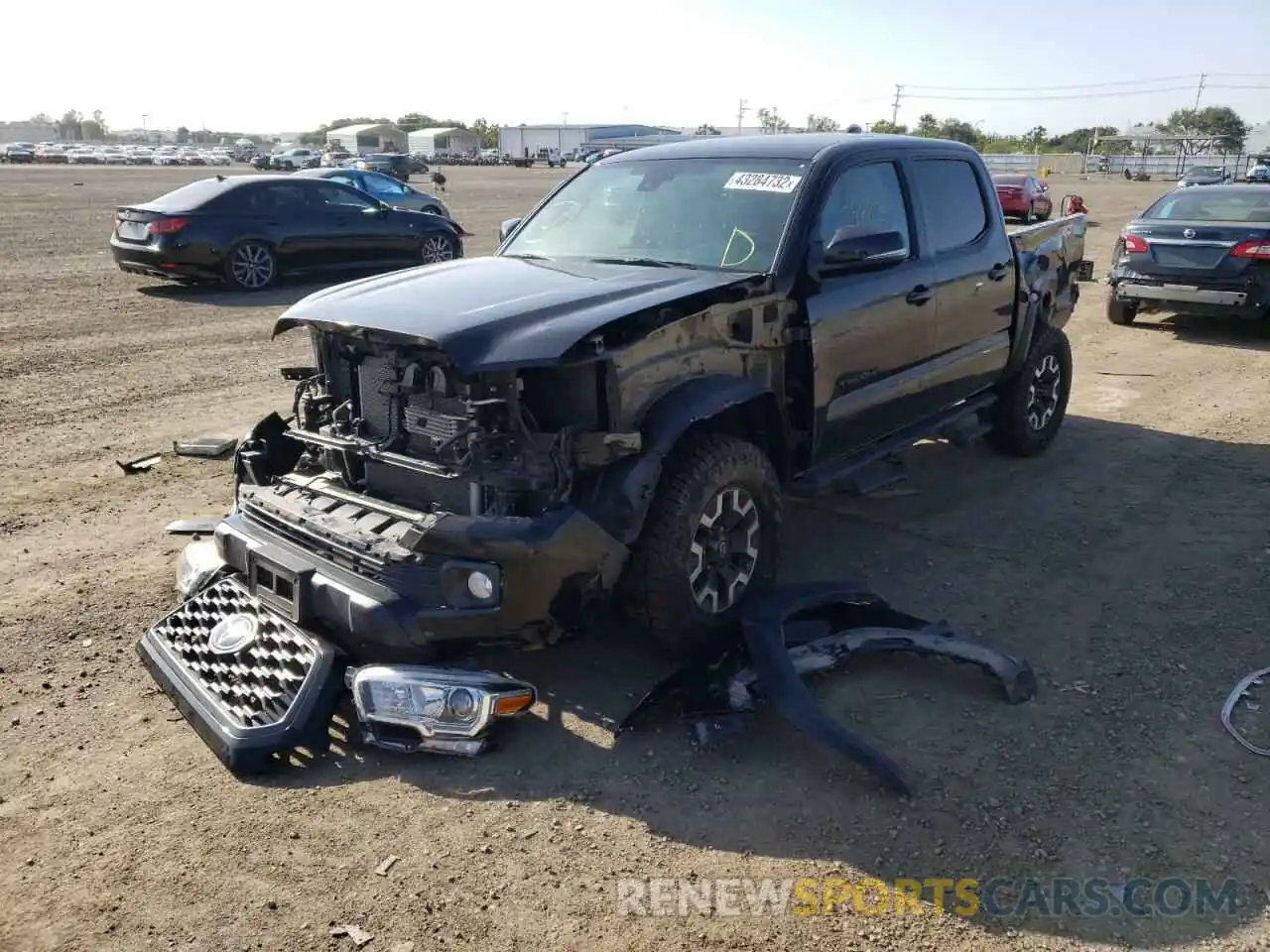 2 Photograph of a damaged car 3TMCZ5AN2LM300294 TOYOTA TACOMA 2020